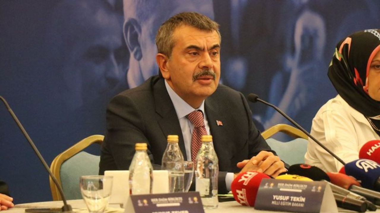 Milli Eğitim Bakanı Tekin “Niye rahatsız oluyorsunuz?”