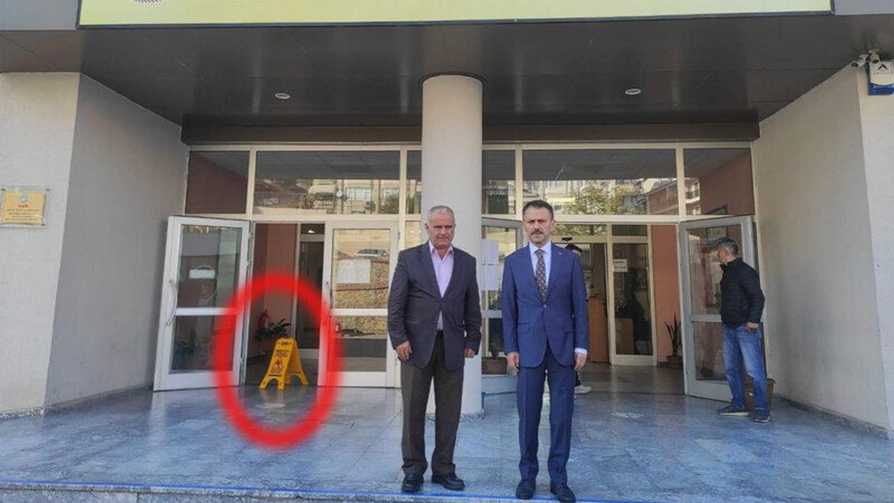Vali geliyor diye okulu temizlemişler!