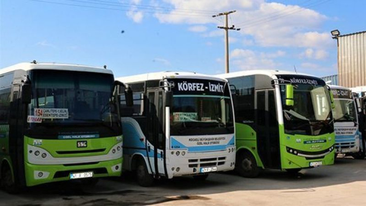 Kocaeli'de çocuklu anneler otobüste ayakta kalıyor!