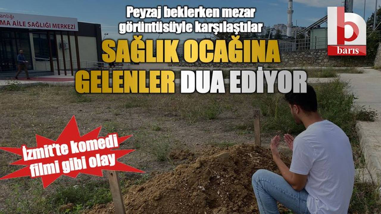 İzmit’te komedi filmi gibi olay, Sağlık ocağına gelenler dua ediyor
