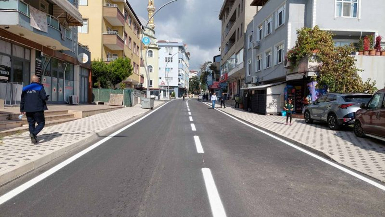 Derince Çavdar Caddesi yenilendi