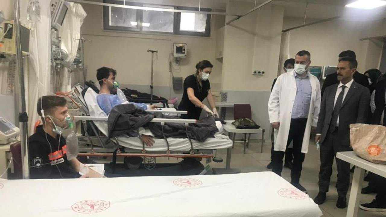 Vali Aktaş, patlamada yaralanan personelleri ziyaret etti