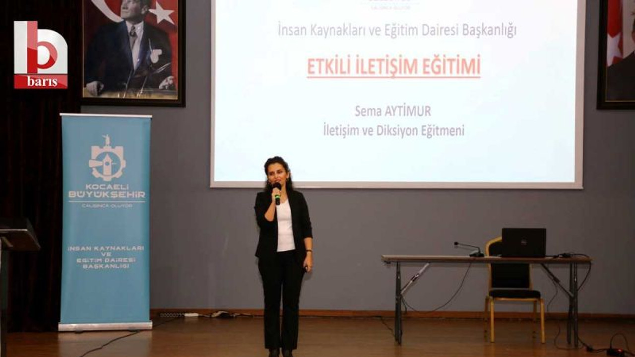 Büyükşehir kurum içi eğitim programlarına devam ediyor