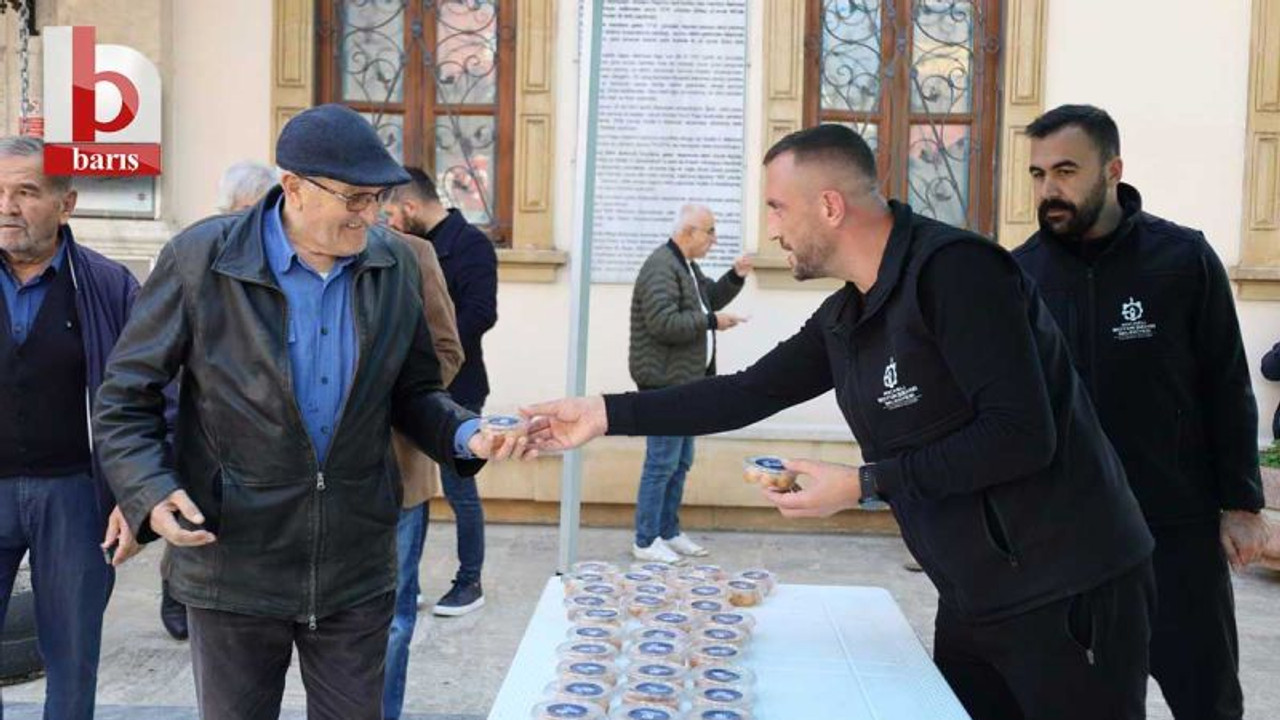 Büyükşehir'den Atatürk anısına lokma ikramı