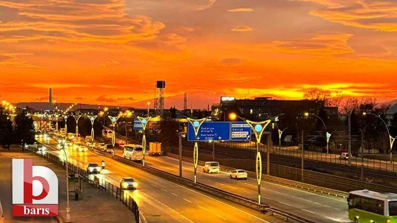 Kocaeli'de mest eden görüntü