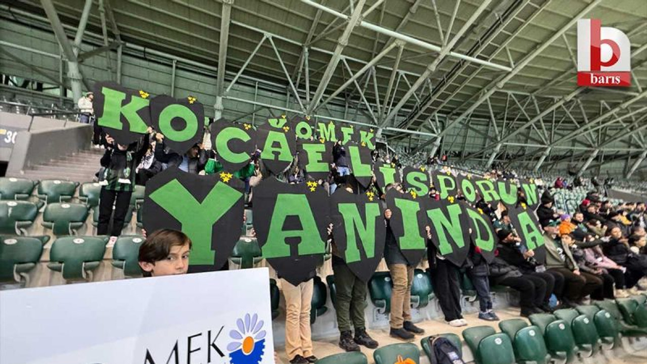 KO-MEK eğitmenleri Kocaelispor maçında