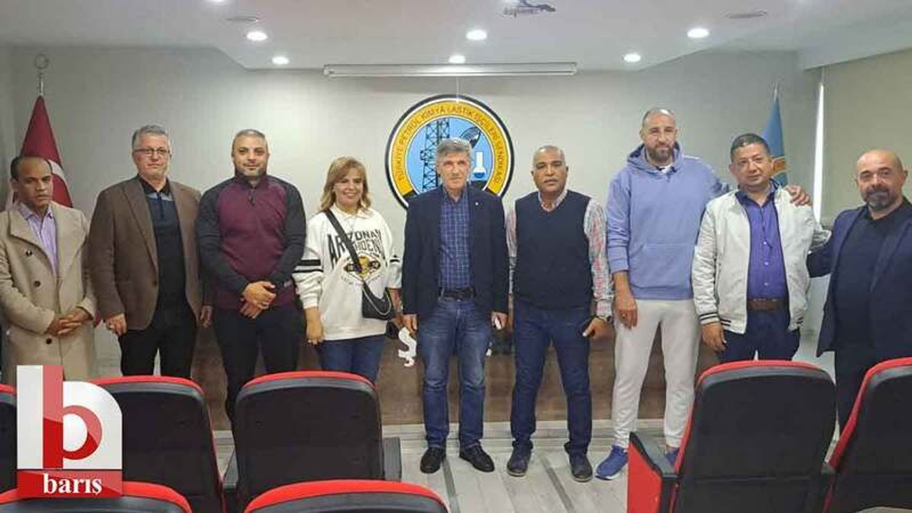 Petrol-İş Kocaeli şubesine Mısır’dan heyet ziyareti
