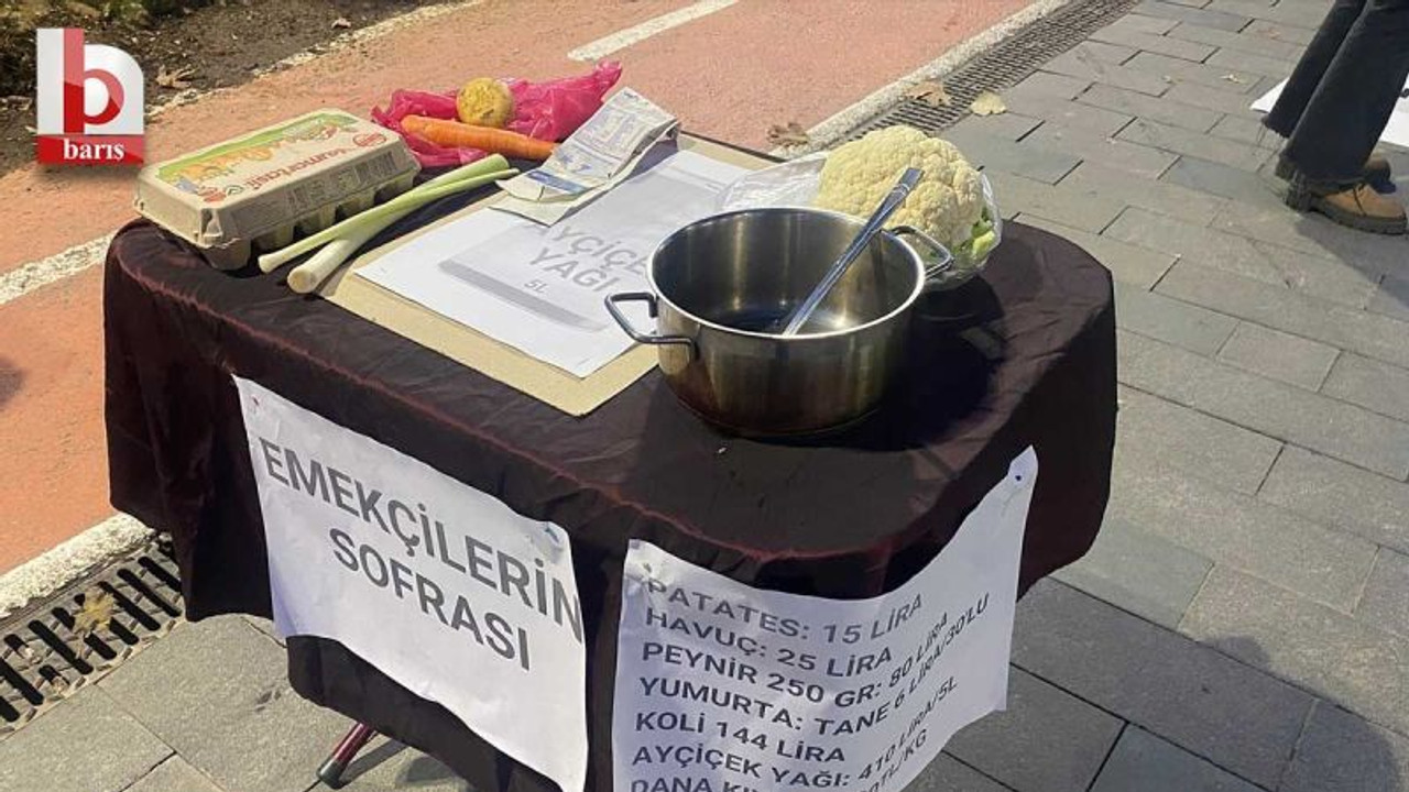 İzmit’te dikkat çeken eylem: Tencereler boş!