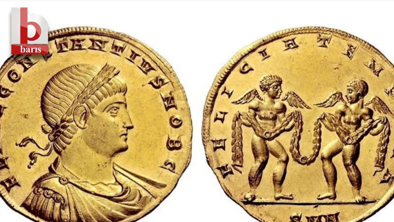 Bu madolyon 1700 yıl önce İzmit’te basıldı