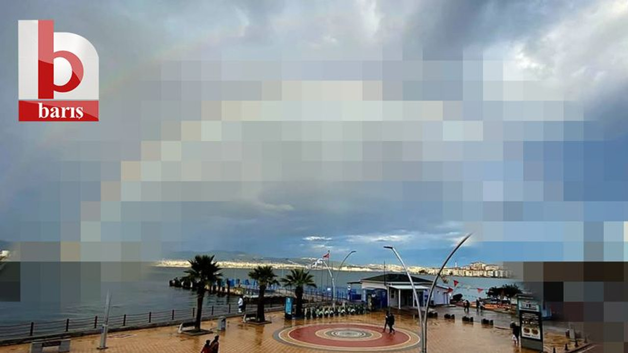 Bir gökkuşağı ancak bu kadar güzel çekilebilir! Yer: Değirmendere