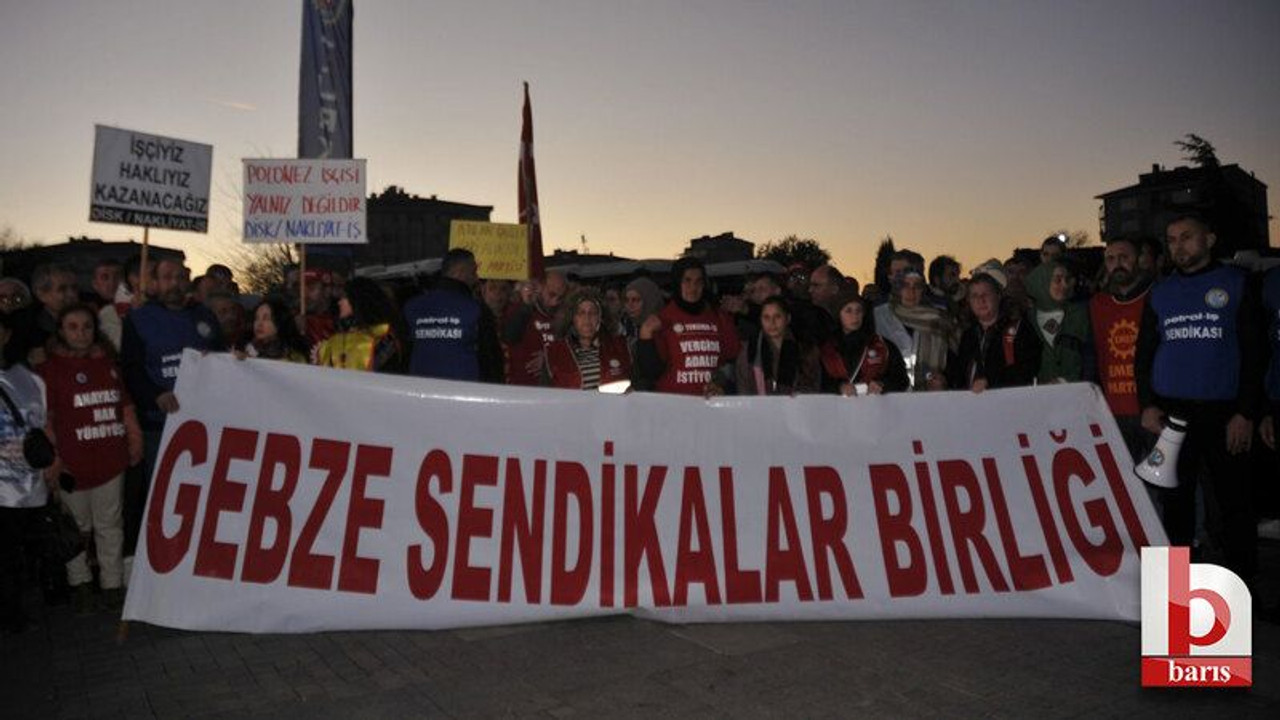 Gebze Sendikalar Birliği’nden Polonez işçilere destek