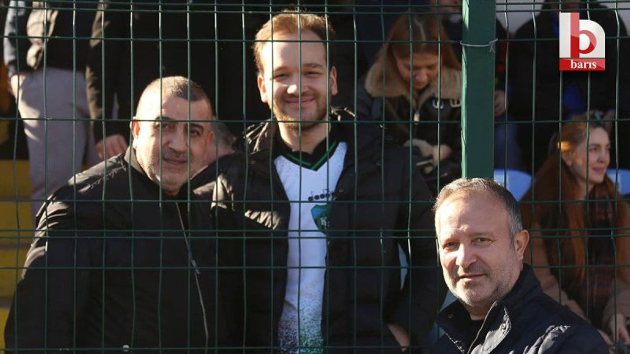 Valinin oğlu Kocaelispor’u yalnız bırakmadı