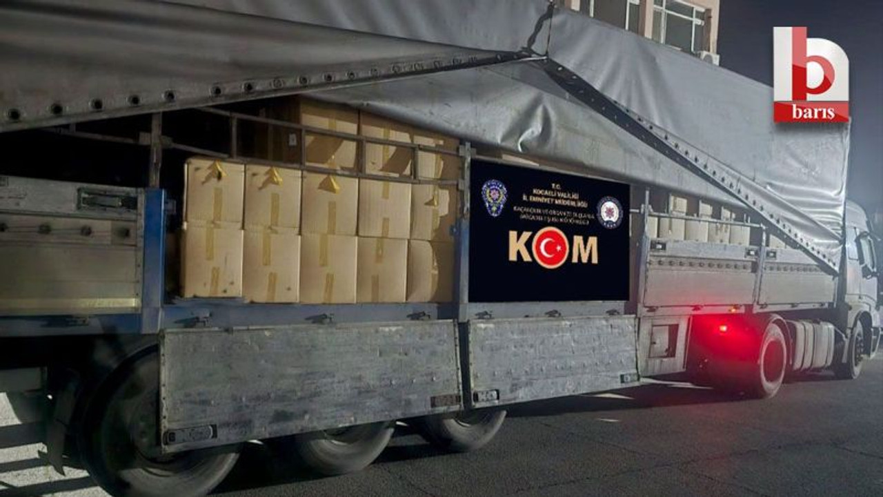 Kocaeli 5 ton 250 kilogram kaçak pipo tütünü ele geçirildi!