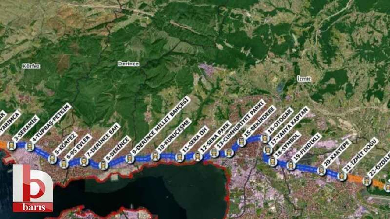 Kocaeli Kuzey Metrosu’nda tüm hat yeraltında olacak! İşte tüm merak edilenler