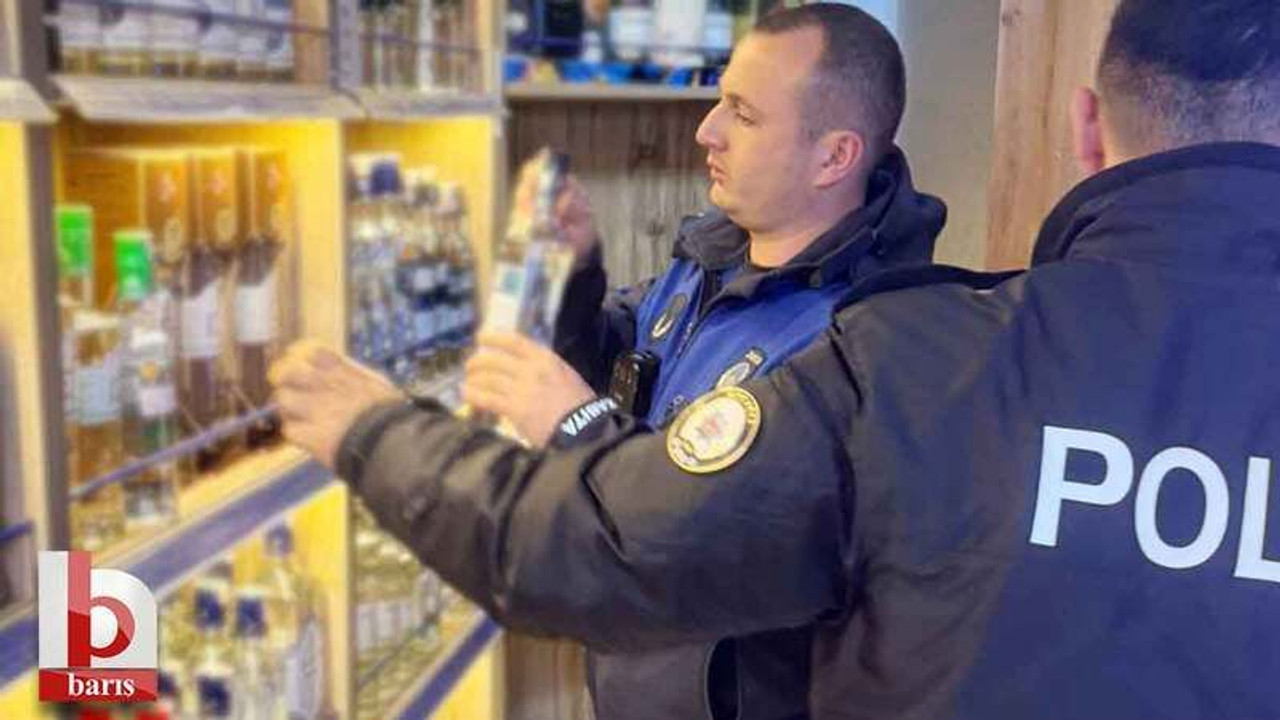 Kocaeli’de sahte içkiye geçit yok