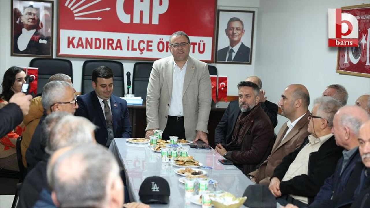 Başkan Gökçe, CHP Kandıra İlçe Örgütü'nü ziyaret etti
