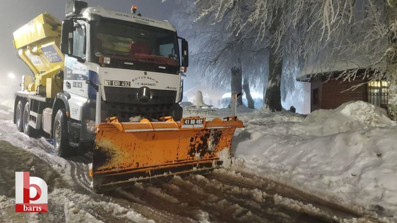 Kar Timleri'nden yılbaşı mesaisi