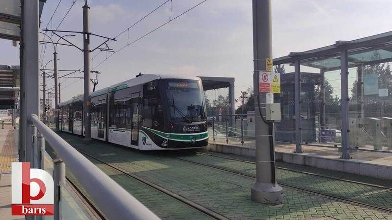 İzmit'te tramvay yolunda ölüm tehlikesi