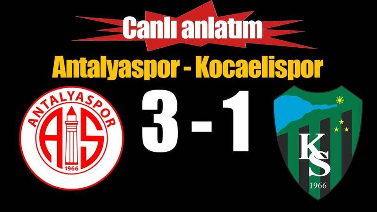 Antalyaspor - Kocaelispor