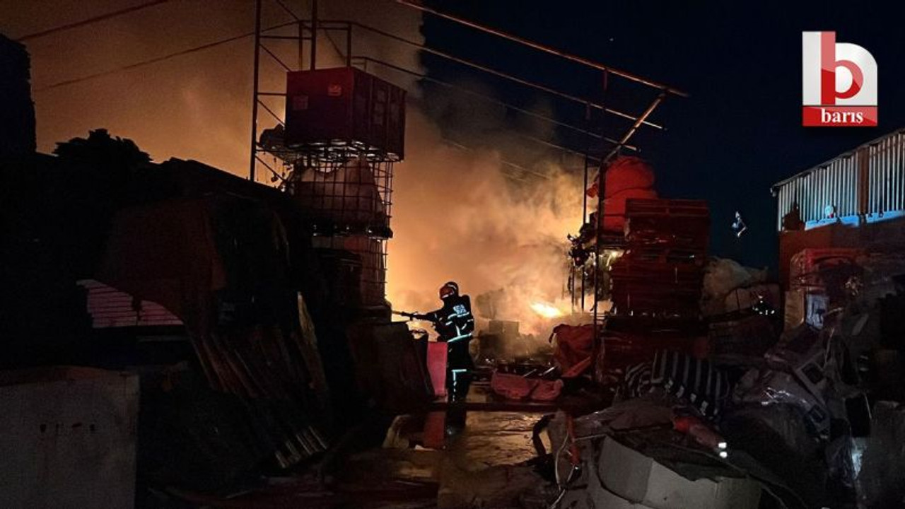 Kocaeli'de korkutan yangın! Elektronik eşyalar küle döndü