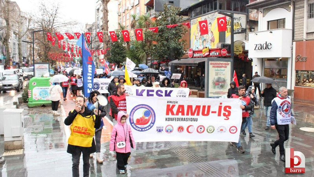 Kamu emekçilerinden İzmit’te eylem
