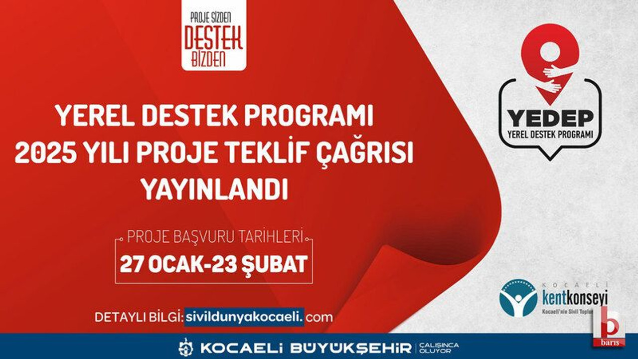 YEDEP’ten 2025 yılı başvuru süreci