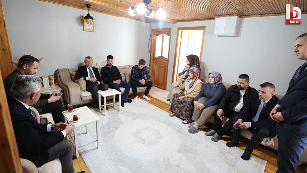 Büyükakın, Kandıra’da vefat eden muhtarın evine gitti