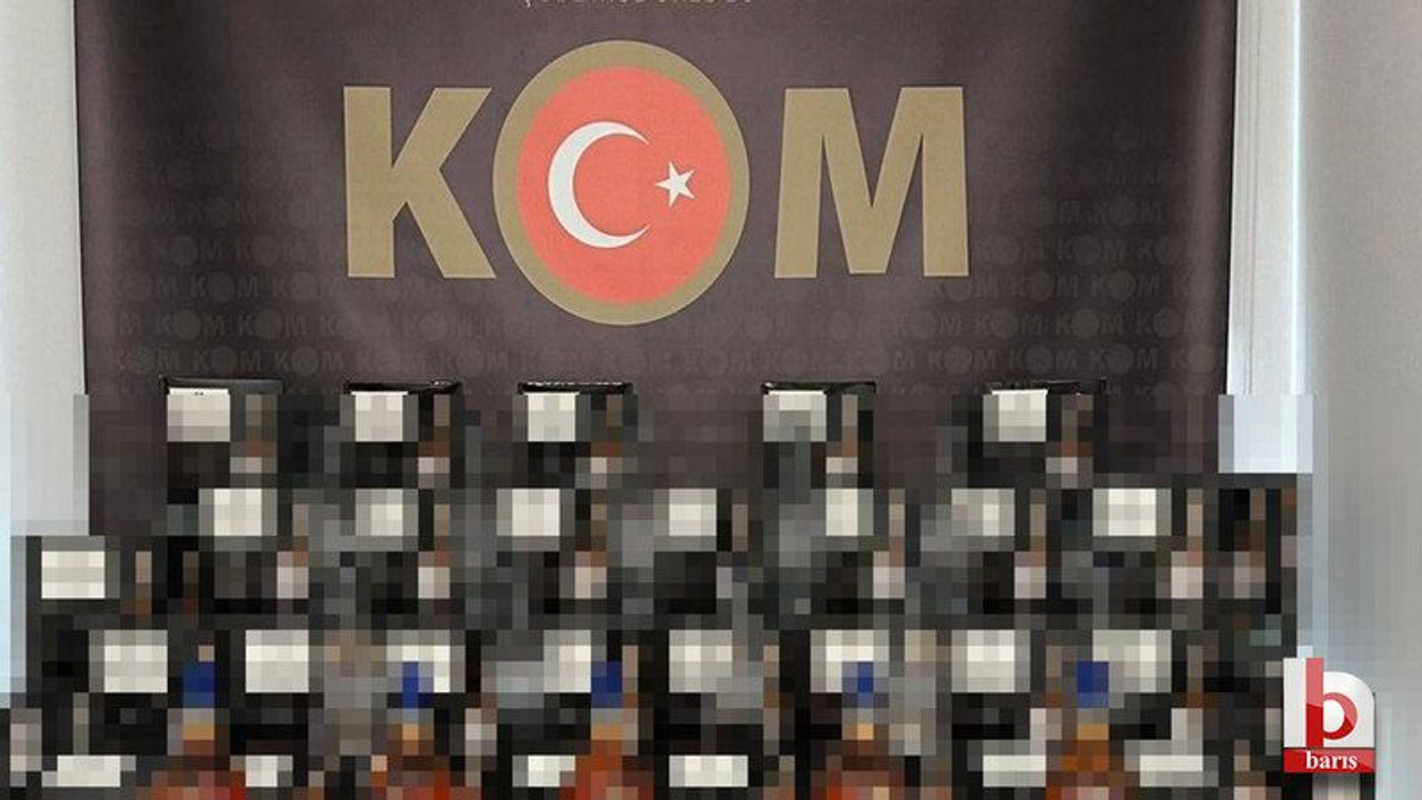 Kocaeli'de sahte rakı ve viski ele geçirildi