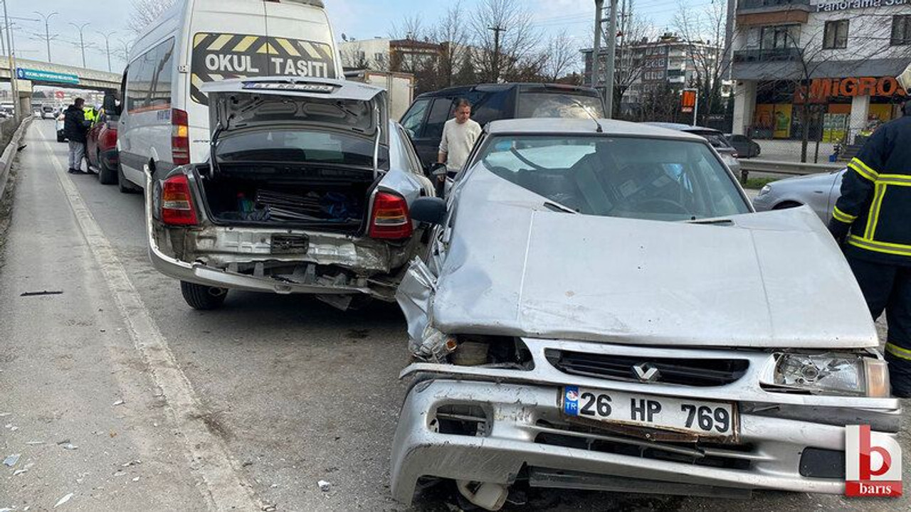 İzmit Kuruçeşme gişelerinde zincirleme kaza!