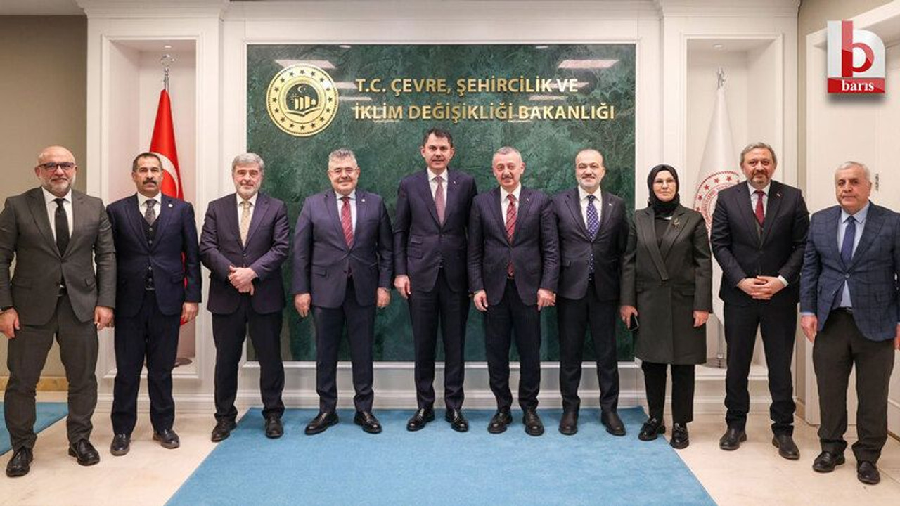 Bakan Kurum Kocaeli heyetini ağırladı: Kocaeli’de 5 bin konut yenilenecek!