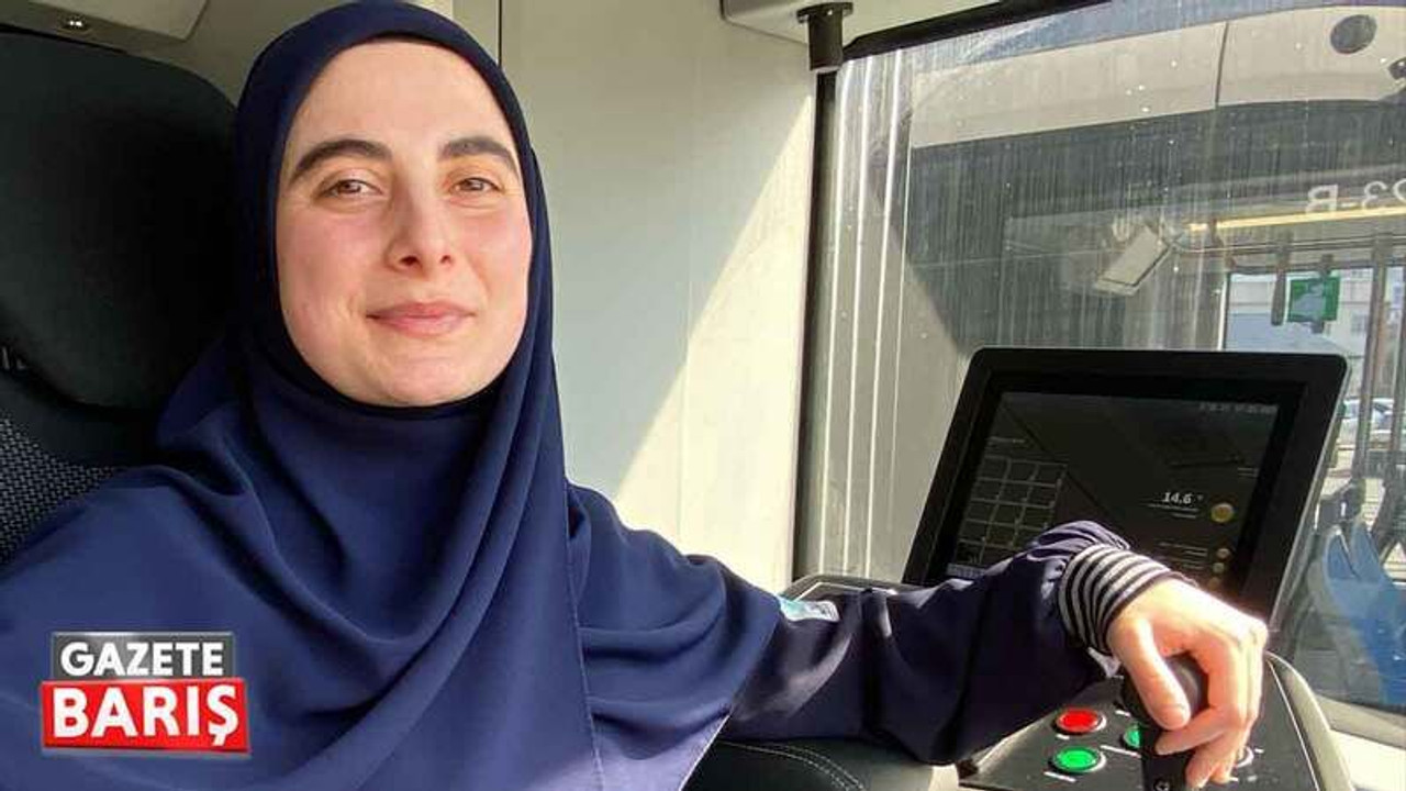Kocaeli'nin ilk ve tek kadın vatmanı: Biz istersek her şeyi başarabiliriz