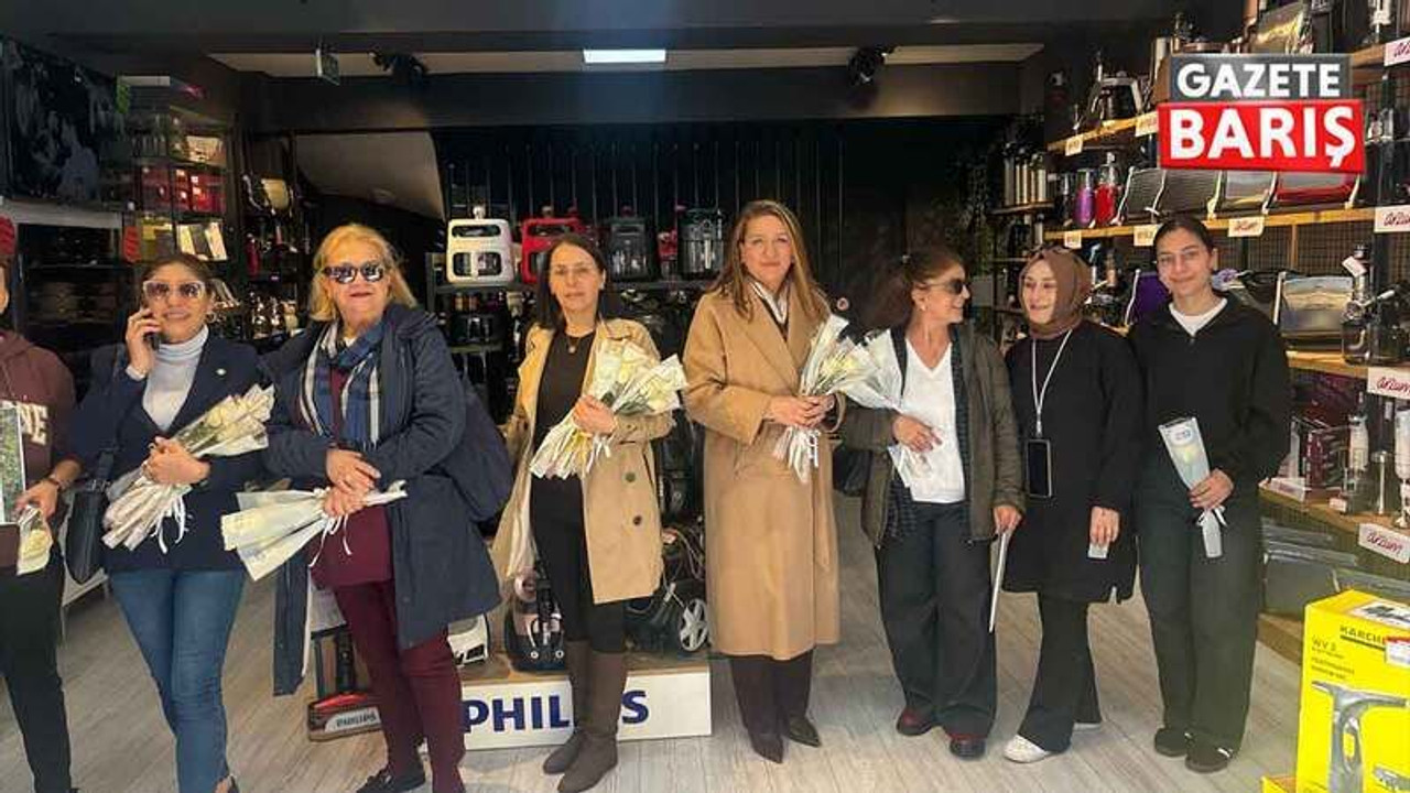 İYİ Partililer çalışan kadınları unutmadı