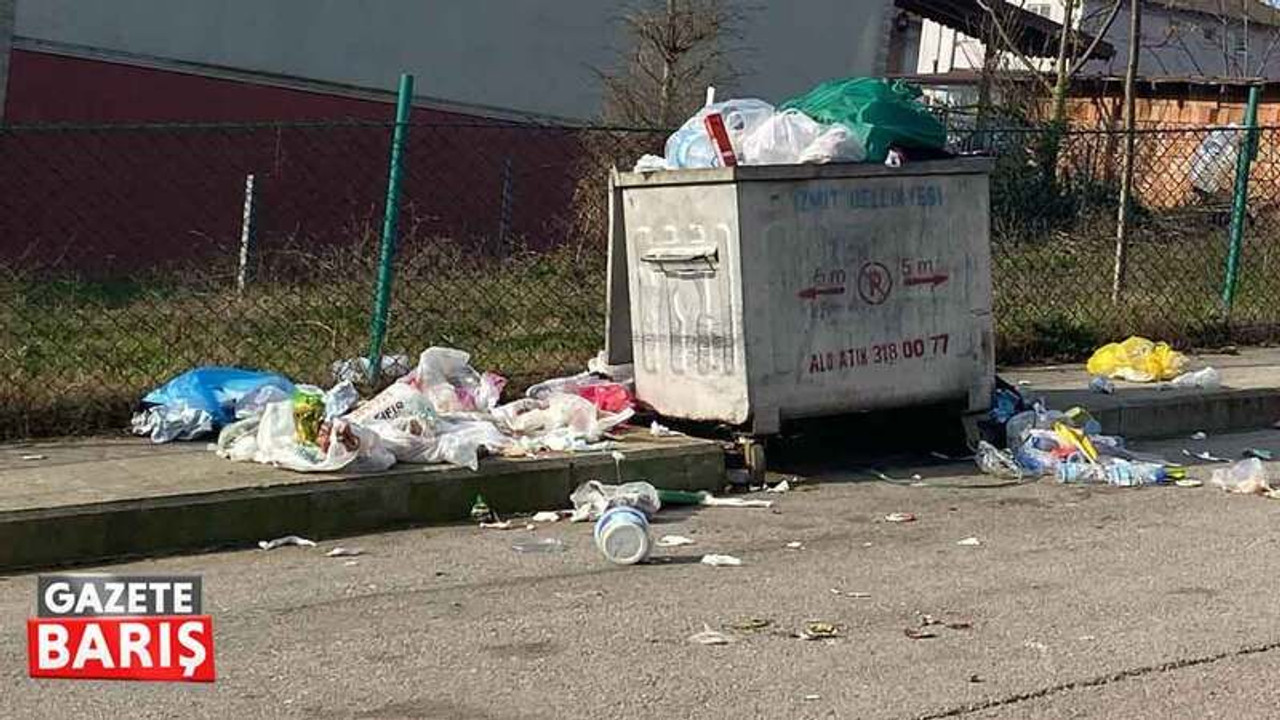 AKP İzmit İlçe Başkanı çöpleri paylaşıp Hürriyet’e seslendi