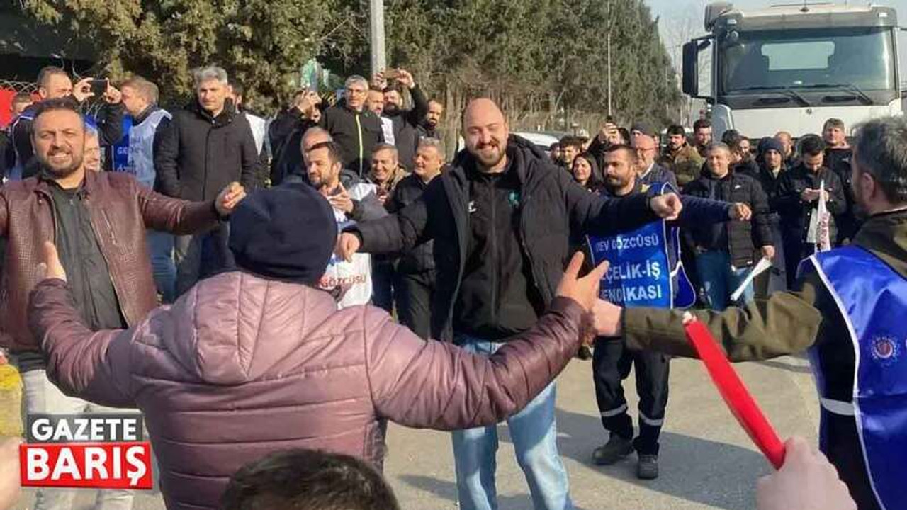 İzmitli fenomen grevdeki işçilere destek olmaya gitti