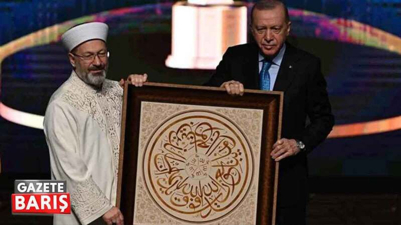 Ali Erbaş'ın hediyesinde seçtiği ayet, sosyal medyayı karıştırdı