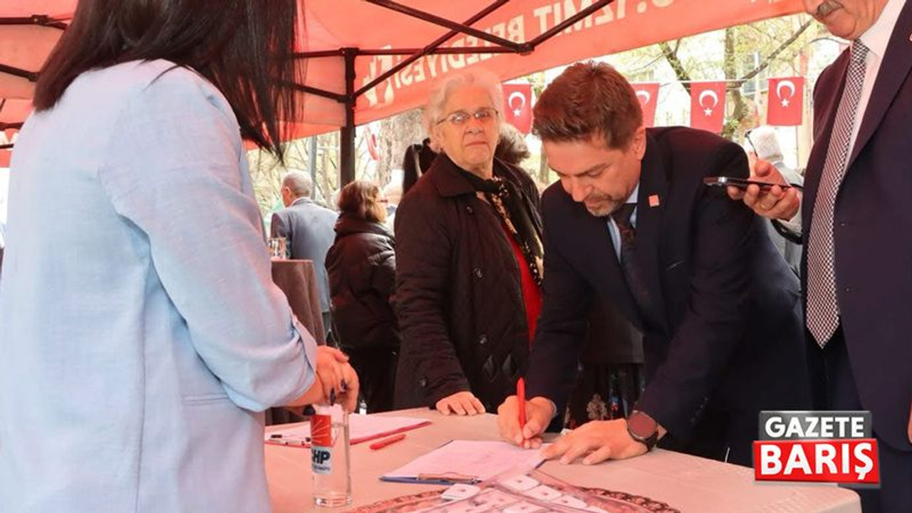 İmamoğlu’nun serbest bırakılması için Kocaeli’de ilk imzalar verildi