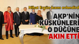 Küskünler o düğüne akın etti