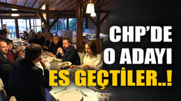 CHP’de o adayı es geçtiler..!