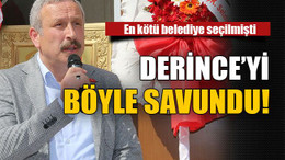 En kötü belediye seçilmişti. Derince’yi böyle savundu!