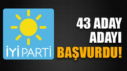 43 aday adayı başvurdu