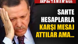 AKP'de 'T A M A M' krizi: Sahte hesaplarla karşı mesaj attılar ama...