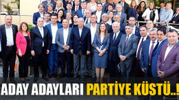 Aday adayları partiye küstü..!
