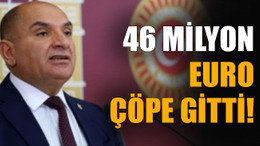 46 Milyon Euro çöpe gitti!