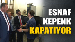 Esnaf kepenk kapatıyor