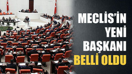Meclisin yeni başkanı belli oldu