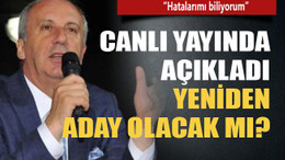 Canlı yayında açıkladı, yeniden aday olacak mı?