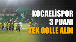 Kocaelispor 3 puanı tek golle aldı