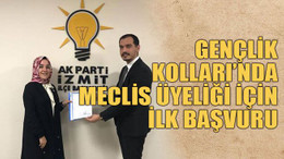 Gençlik Kolları’nda meclis üyeliği için ilk başvuru