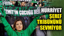 Hürriyet, şeref tribününü sevmiyor…!