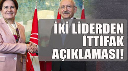 İki liderden ittifak açıklaması!